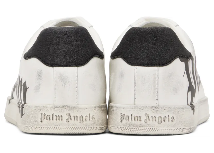 Palm Angels Palm One Spraypaint “White” (PMIA056F22LEA0050110) (2)