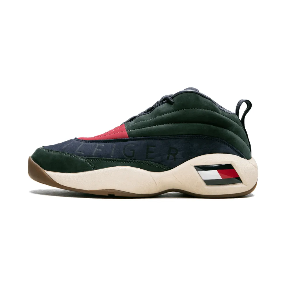 Tommy Hilfiger Skew Lux Basketball Sneaker Kith Green Green/Navy-Red (KH9243-106)