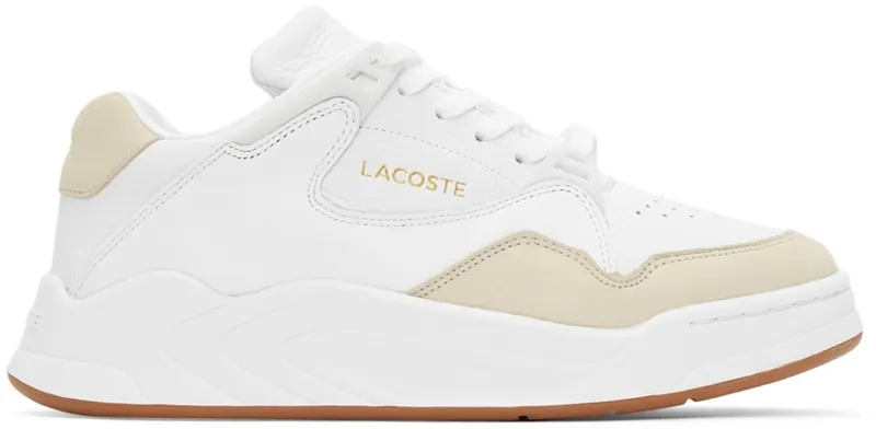 Lacoste White Leather Court Slam (38SMA0047)