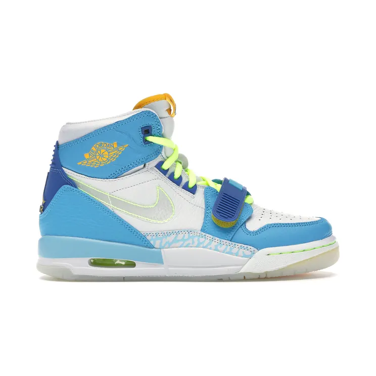Jordan Legacy 312’Fly’ GS Blue Lagoon/Clear-Team Royal-Off White-Blue Gaze-Amarillo (CI4446-400)