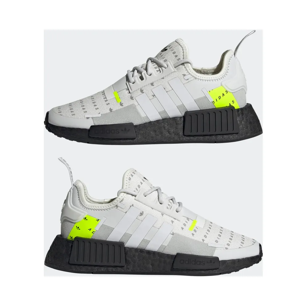 adidas NMD_R1 Refined Cloud White / Crystal White / Solar Yellow (H03956)