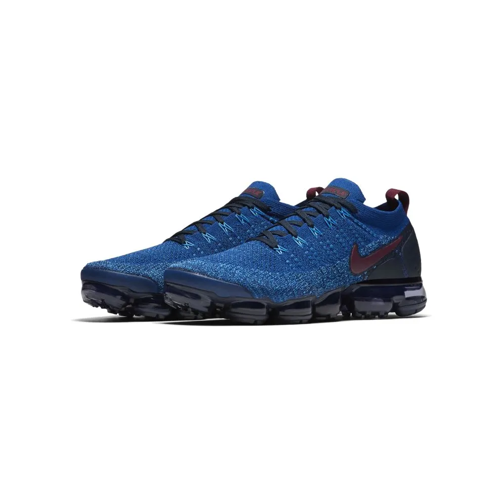 Nike Air VaporMax Flyknit 2 Gym Blue Gym Blue/Bordeaux-College Navy (942842-401)