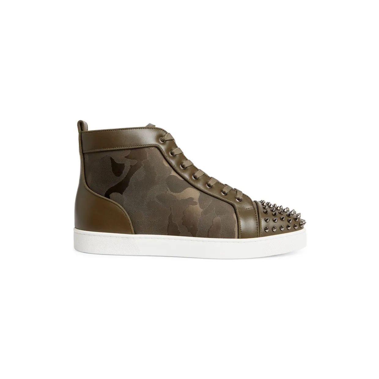 Christian Louboutin Lou Spikes Orlato Flat Balmore (3220707 C849)