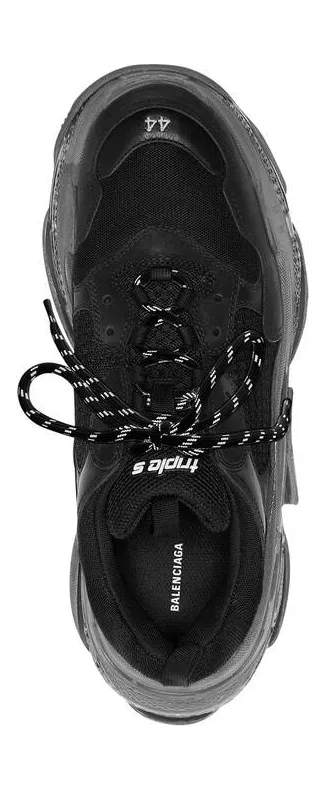 Balenciaga Triple S Clear Sole Black (541624W2FB11000) (5)