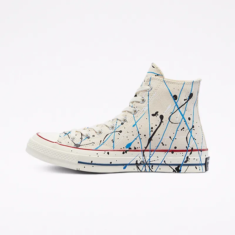 Converse Archive Paint Splatter Chuck 70 High Top Egret/digital Blue/egret (170802C)