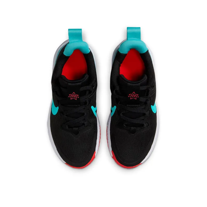 Nike Star Runner 4 Black Bright Crimson White Dusty Cactus (DX7614-009)