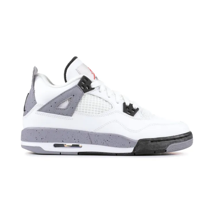 Air Jordan 4 Retro’Cement’ 2012 GS White/Black-Cement Grey (408452-103)