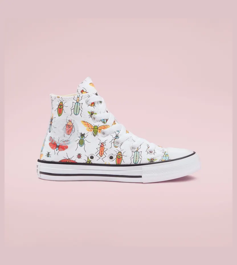 Converse A Bug’s World Chuck Taylor All Star High Top Wit/natural Ivory/zwart (670704C)