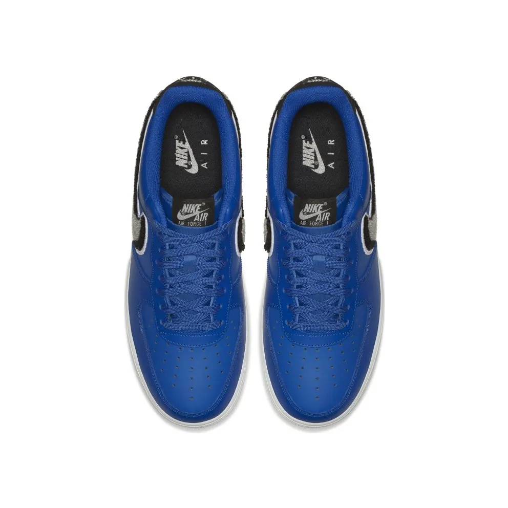 Nike Air Force 1 Low ’07 LV8 Chinelle Swoosh Game Royal/Wolf Grey/Black (823511-409)