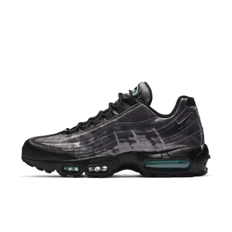 Nike Air Max 95 ‘Black Aurora Green’ Black/Black/Aurora Green/Smoke Grey (DA7735-001)