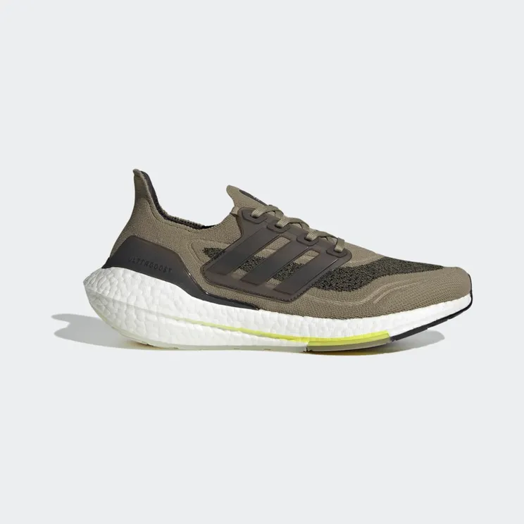 adidas Ultraboost 21 Orbit Green / Core Black / Acid Yellow (S23879)