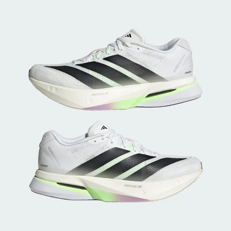 Adidas Adizero Boston 13 Cloud White / Core Black / Dash Grey (JS4951)