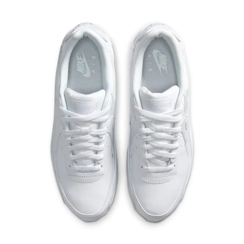 Nike Air Max 90 Leather Triple White (2020) White/White-White (CZ5594-100)