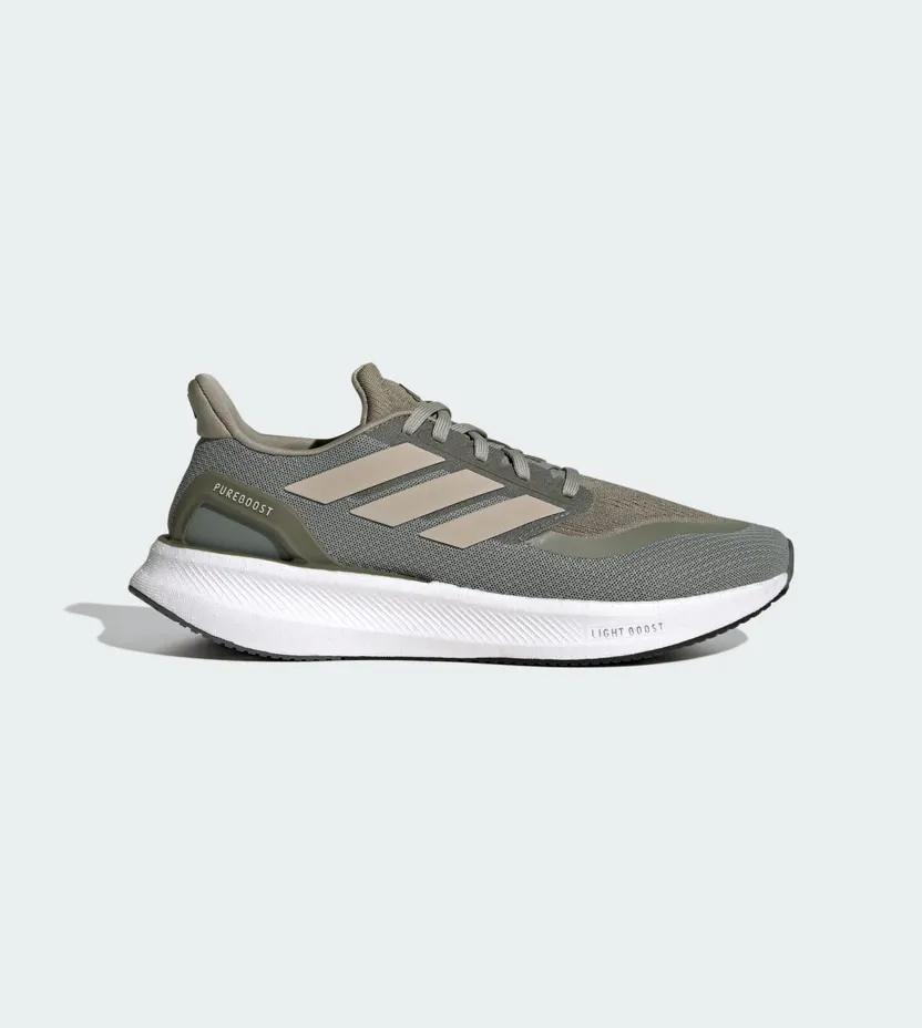 adidas Pureboost 5 Silver Pebble Wonder Beige Olive Strata (IF9195)