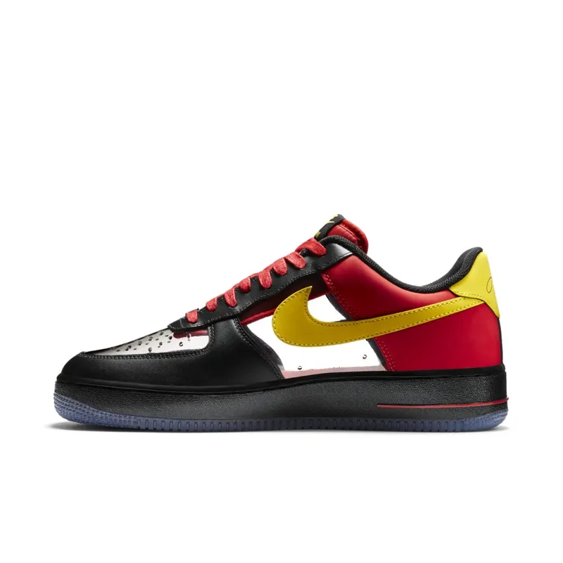 Nike Air Force 1 Low Kyrie Irving Black Red Black/Tour Yellow-University Red (687843-001)