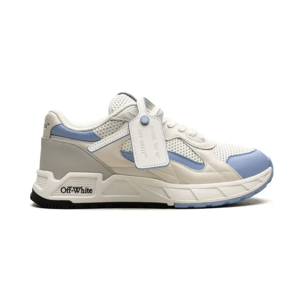 Off-White Kick Off leren – Beige (OMIA289F23LEA0010140)