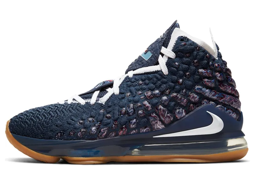 Nike LeBron 17 ‘UConn’ College Navy/White/Game Royal (CD5056-400)