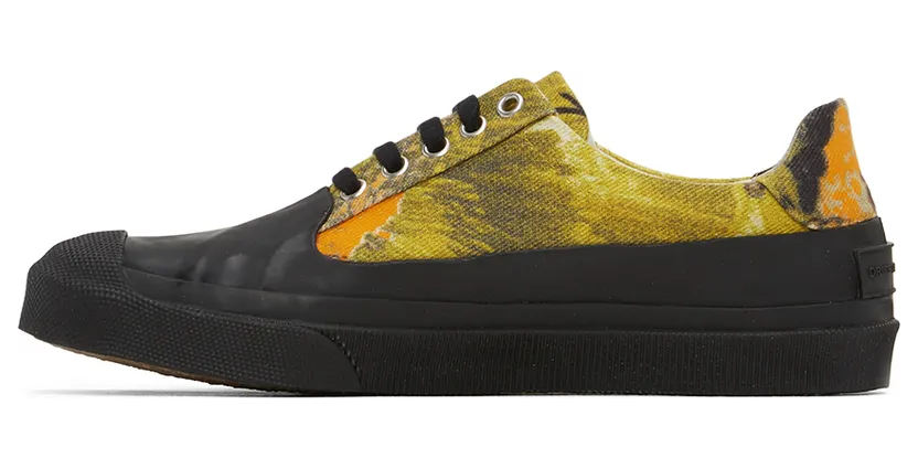 Dries Van Noten Multicolor Floral Canvas Low-Top Sneakers (Ms27/131 QU724) (3)