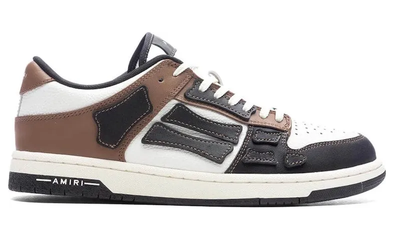 AMIRI Skel Top Low Black Brown (PS24MFS004-088)