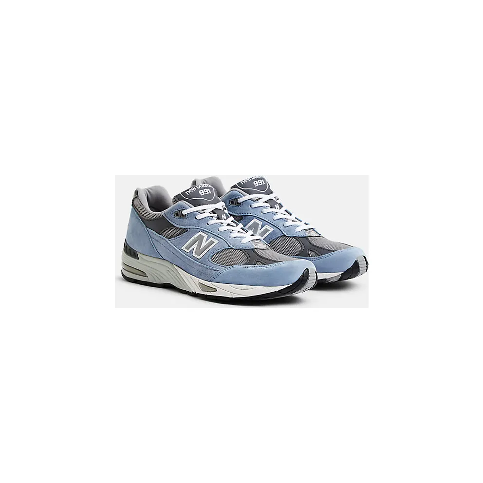 New Balance 991 “MiUK Dusty Blue Alloy Smoked Pearl” (M991BGG)