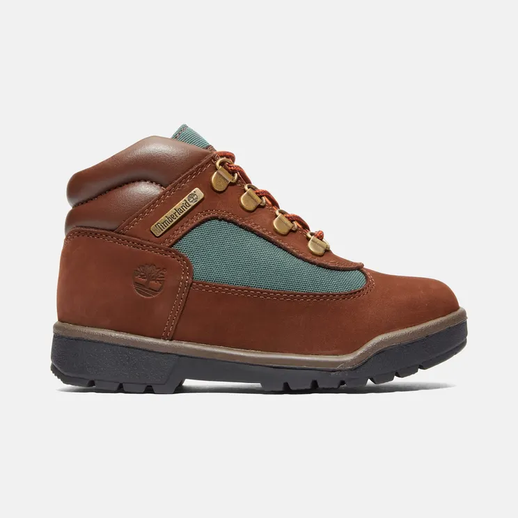 Timberland Field Boot Mid Lace Up Dark Brown (TB016737-242)