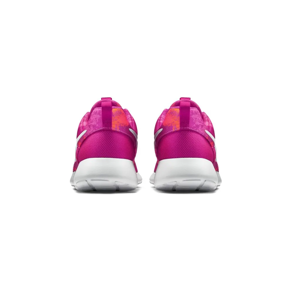 Nike Rosherun Print Fireberry White (W) Fireberry/White (599432-613)