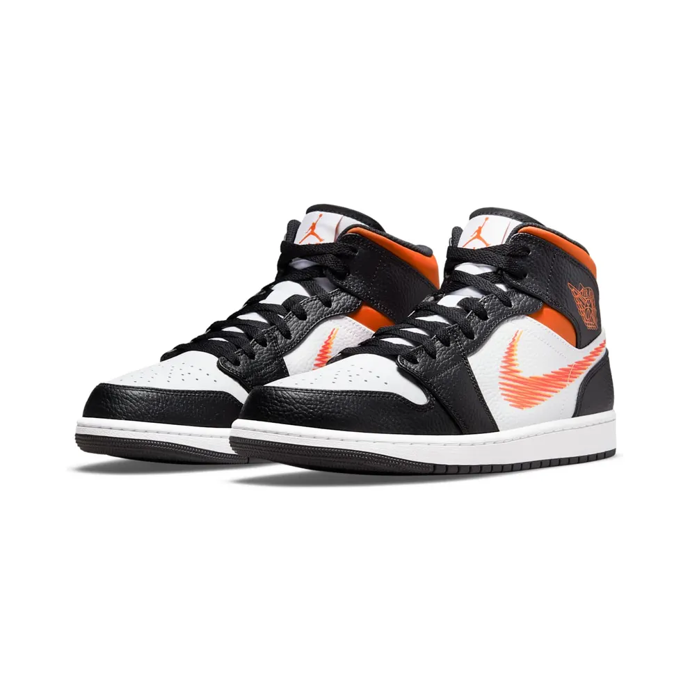 Air Jordan 1 Mid Zig-Zag ‘Team Orange’ (2021) (DN4929-100)