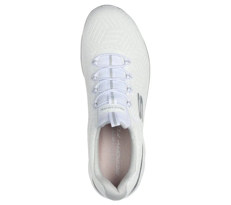 Skechers Summits – Artistry Chic Sneaker White/Silver