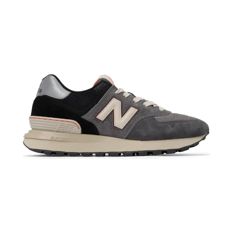 New Balance 574 mit Kontrasteinsätzen “Grey” (U574LGGE)