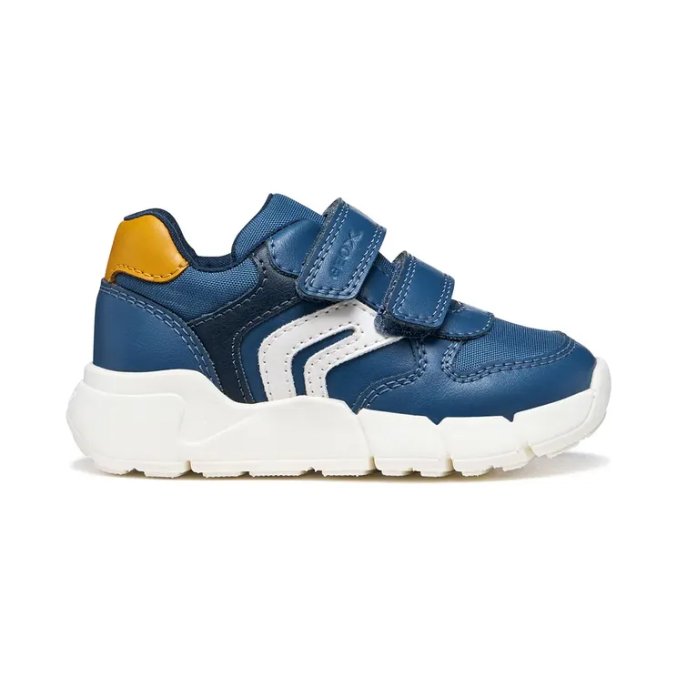 Geox Flexyper Mini “Bleu aviateur/Orange” (B566GD054FUC4B2T)