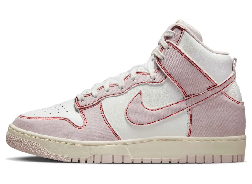Nike Dunk High 85 Summit White/University Red/Coconut Milk/Barely Rose (DQ8799-100)