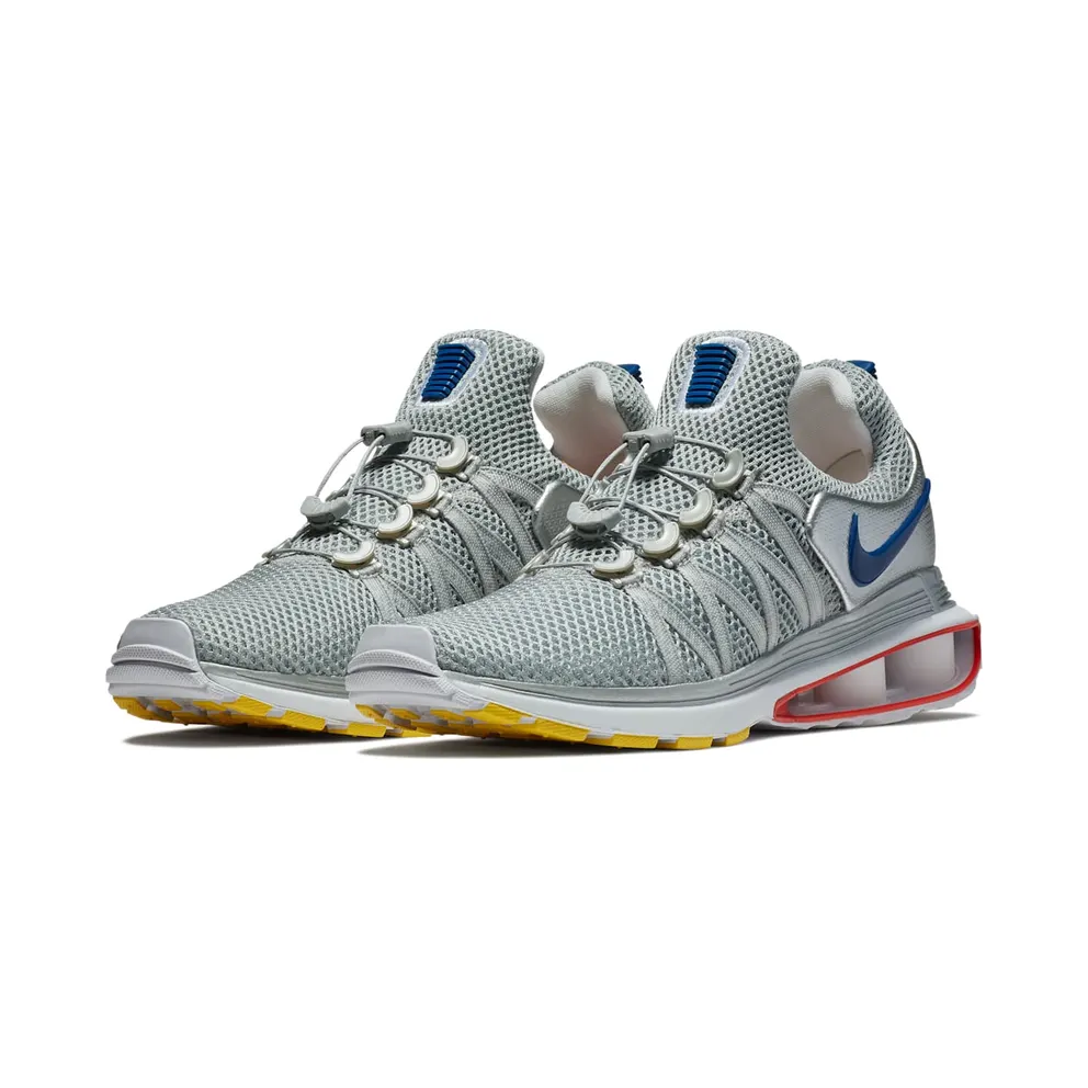Nike Shox Gravity Metallic Silver Siren Red Gym Blue Metallic Silver/White-Siren Red-Gym Blue (AR1999-046)