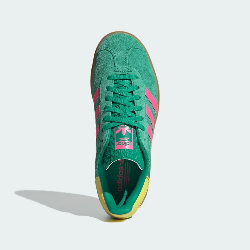 Adidas Gazelle Bold Court Green / Lucid Pink / Pure Sulfur (JH9668)