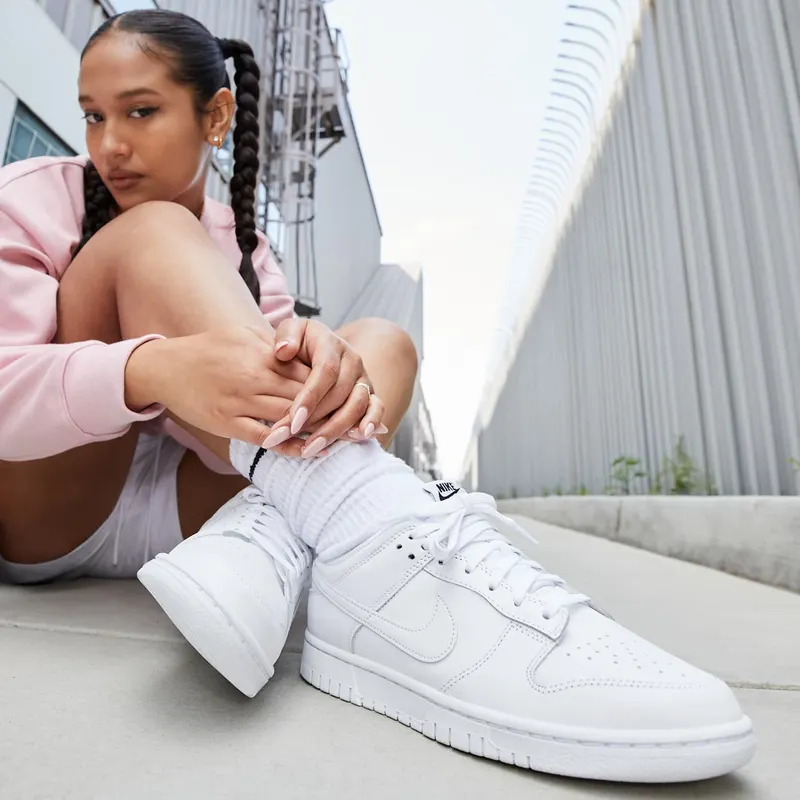 Nike Dunk Low Triple White (2021) (DD1503-109)