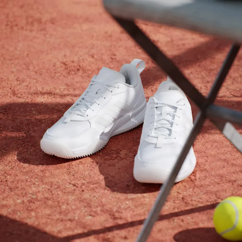 Adidas Avaflash Tennis Shoes Cloud White / Cloud White / Zero Metalic (JR4512)