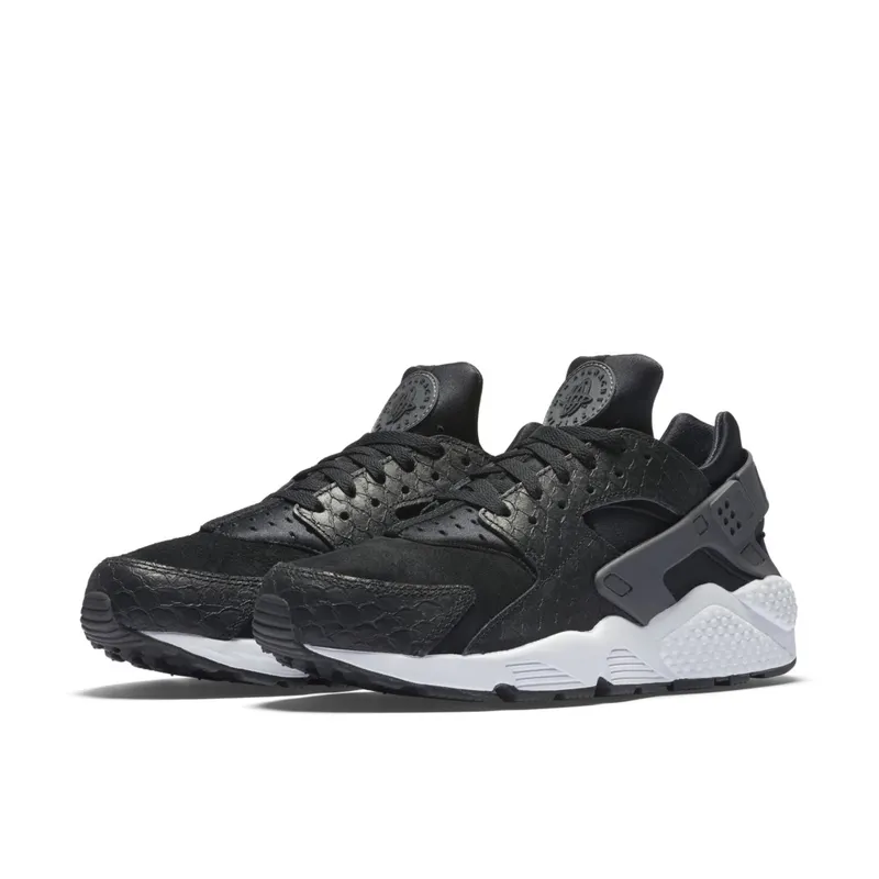 Nike Air Huarache Run Snake Black Dark Grey Black/Dark Grey-White (704830-001)