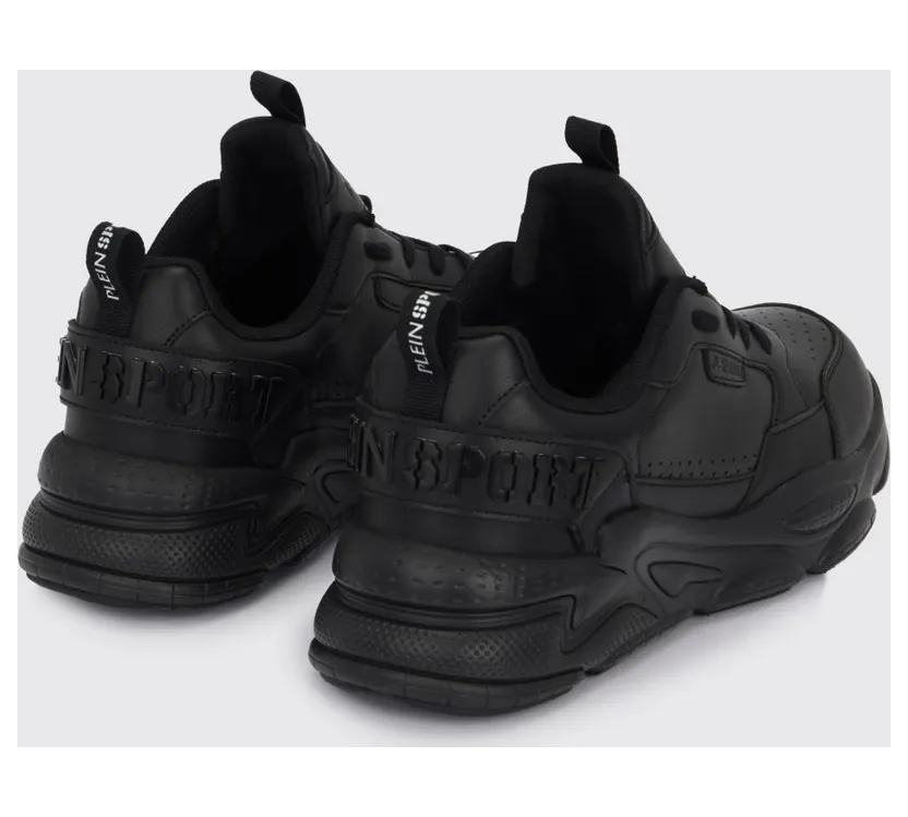 Plein Sport Ghost X Leather Sneakers Black 1 (FAESUSC0855SLE004N0202) (2)