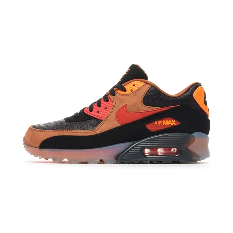 Nike Air Max 90 Halloween (2014) “Black / Cognac / Total Orange / Team Red” (717942-006)