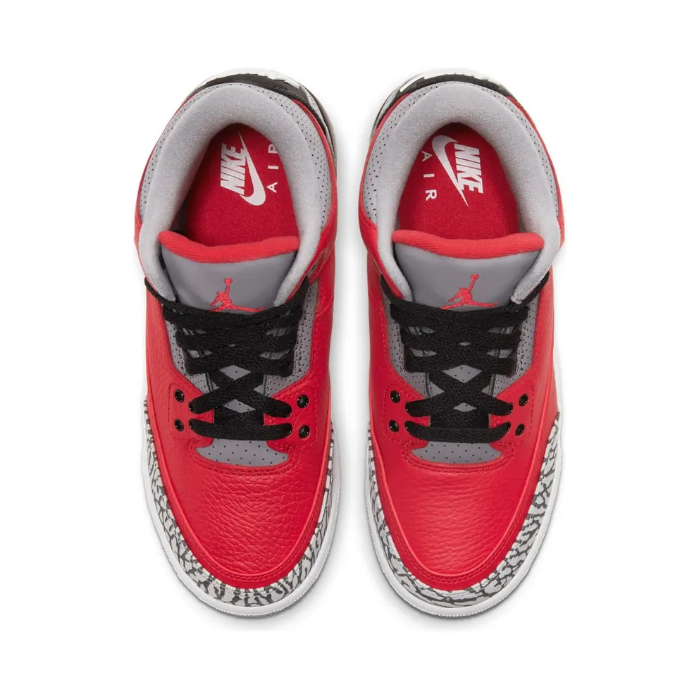 Jordan 3 Retro SE Fire Red (GS) Fire Red/Fire Red-Cement Grey-Black (CQ0488-600)