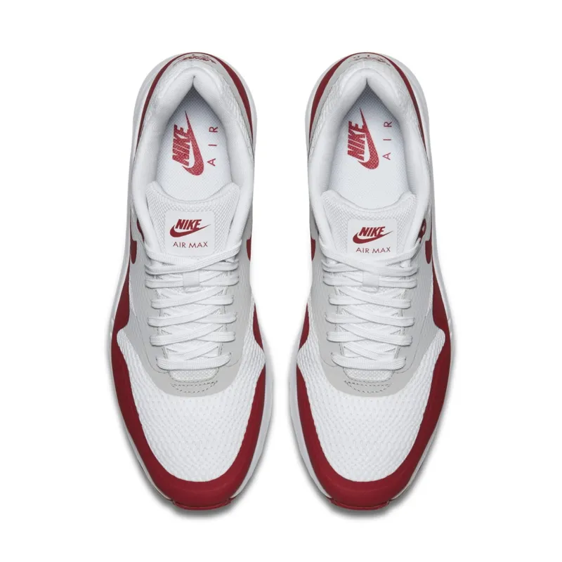 Nike  Air Max 1 Varsity Red Ultra Essential (2015) White/Varsity Red/Neutral Grey (819476-106)