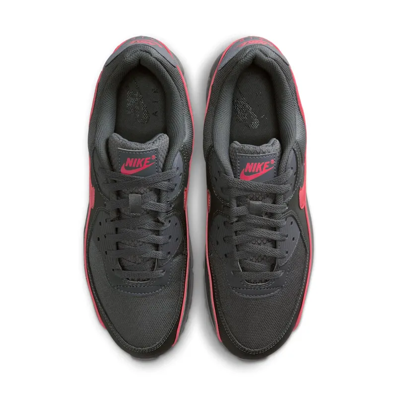 Nike Air Max 90 Premium “Iron Grey University Red” (HV4517-001)