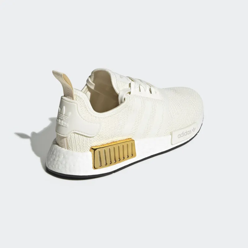 adidas NMD_R1 Off White (W) Off White/Off White/Gold Metallic (EE5174)