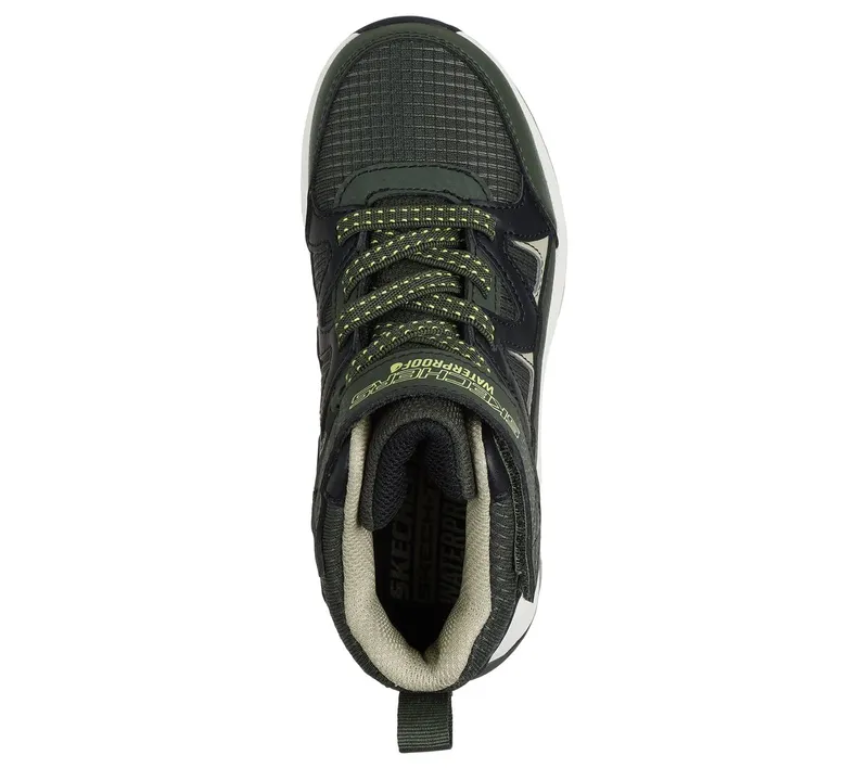 Skechers Waterproof: Storm Blazer – Drizzle Squad Sneaker Olijf/Black