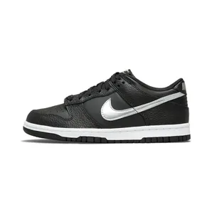 Nike Dunk Low NBA 75th Anniversary Spurs (GS) – “Black / Silver / White” (DC9560-001)