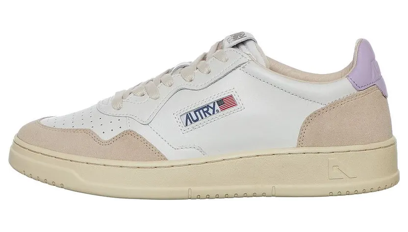 Autry Medalist Low White / Ps Lilac (AULMLS68)