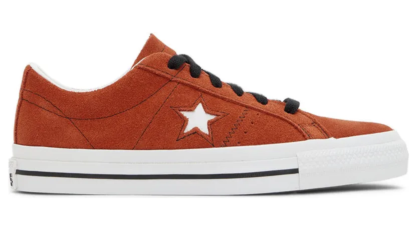 Converse Orange Suede One Star Pro Sneakers (172633C)