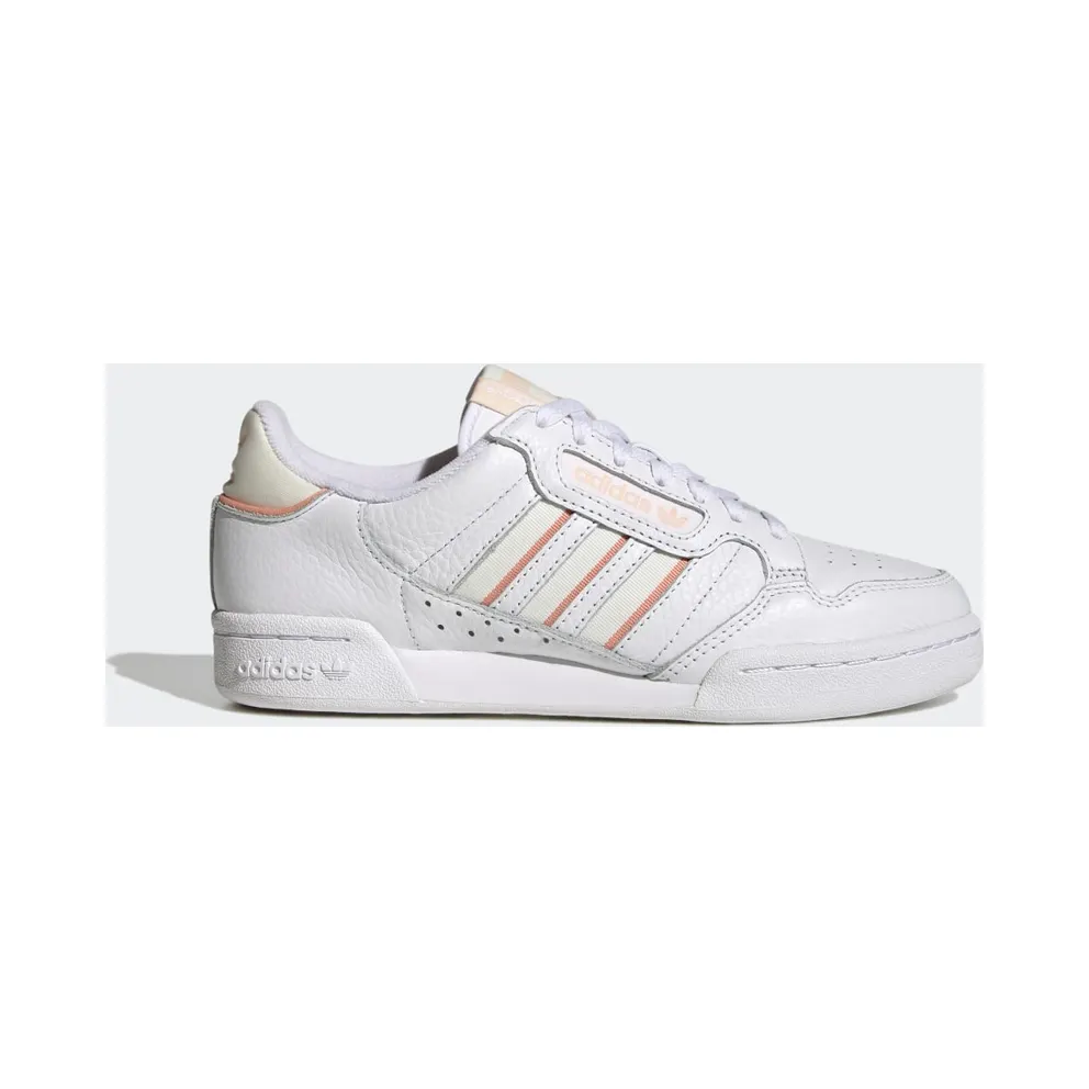 Adidas Continental 80 Stripes Cloud White / Off White / Bliss Orange (GX4432)