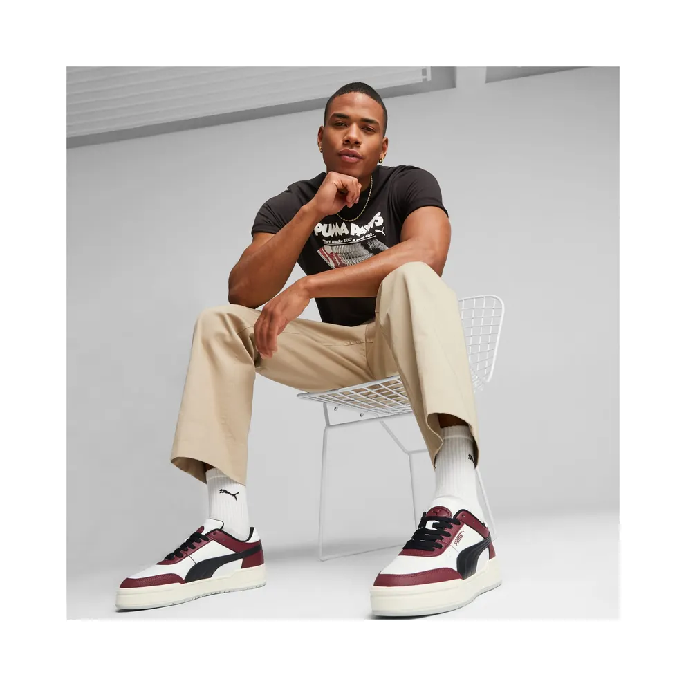 Puma CA Pro Sport Lth White/Black (393280-05)