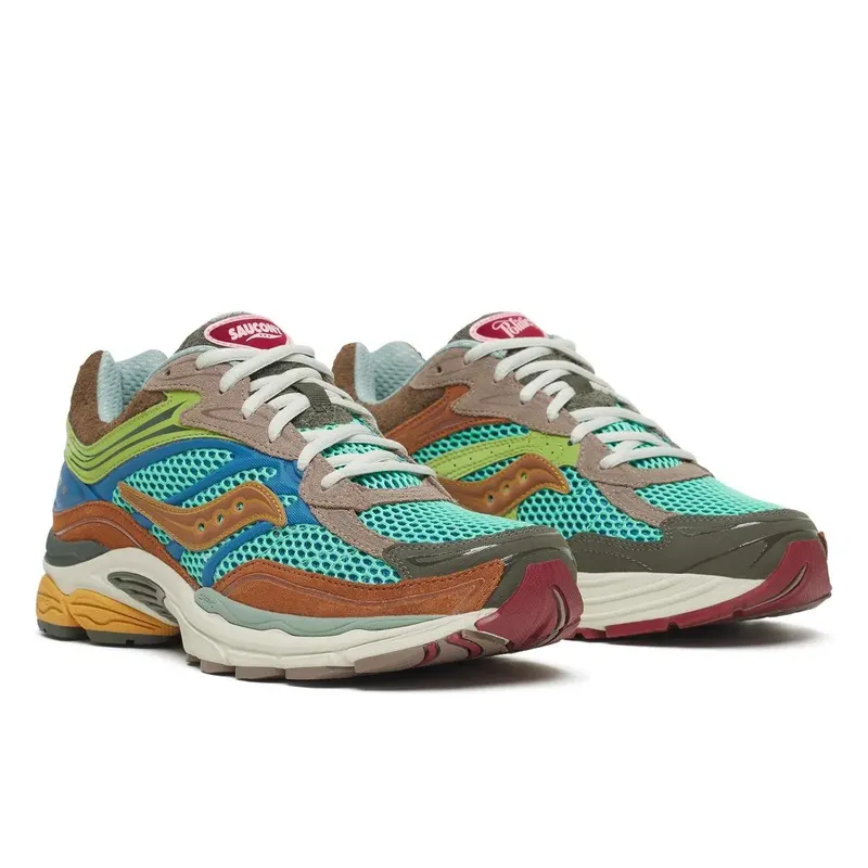 Saucony x Politics Progrid Omni 9 (blue / brown) – S71032-1