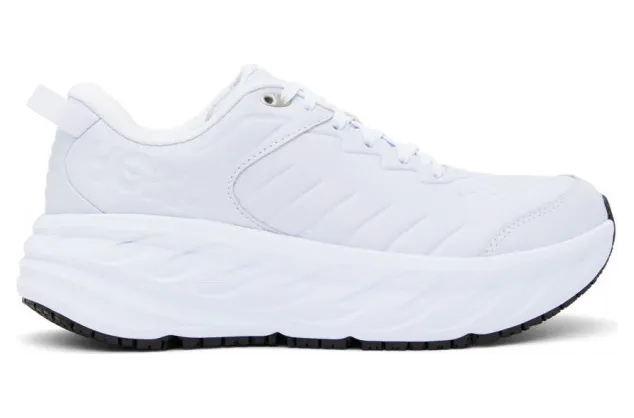 Hoka One One White Bondi SR Sneakers (1110520 WWH)